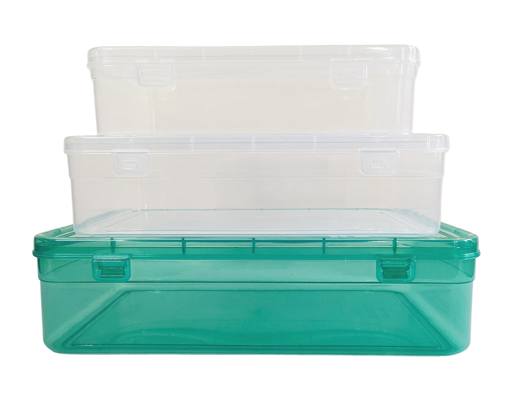 Plastic storage Boxes - Pack of 2